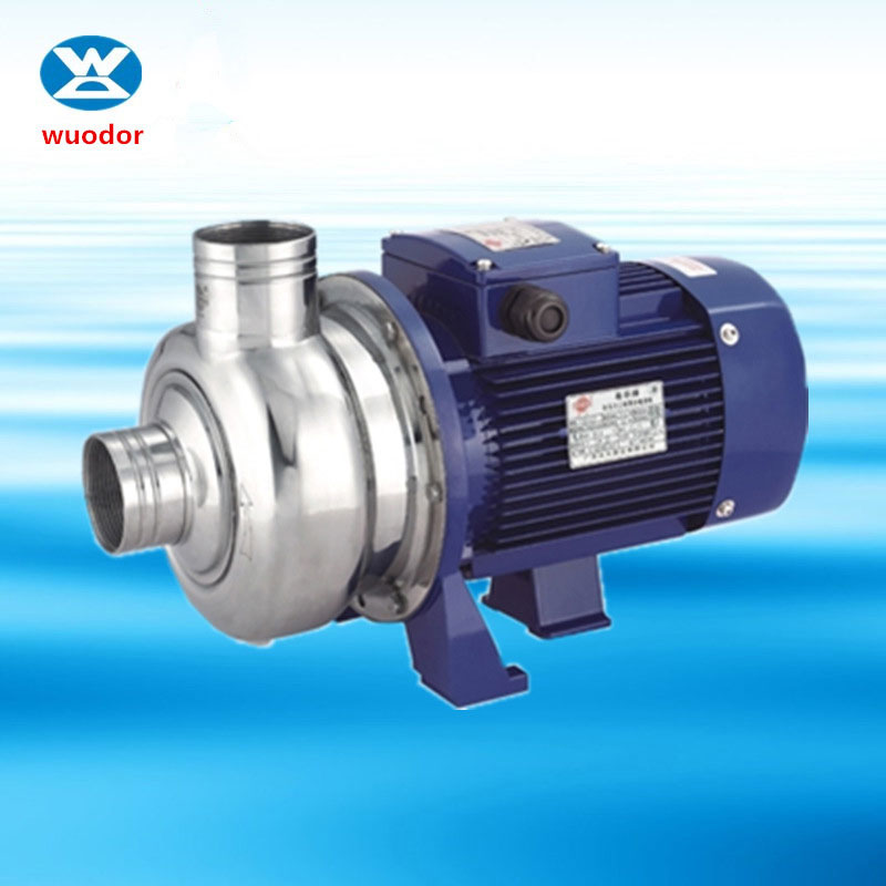 WDK系列卧式半开叶轮不锈钢泵 颗粒水液混合循环泵 洗碗机泵