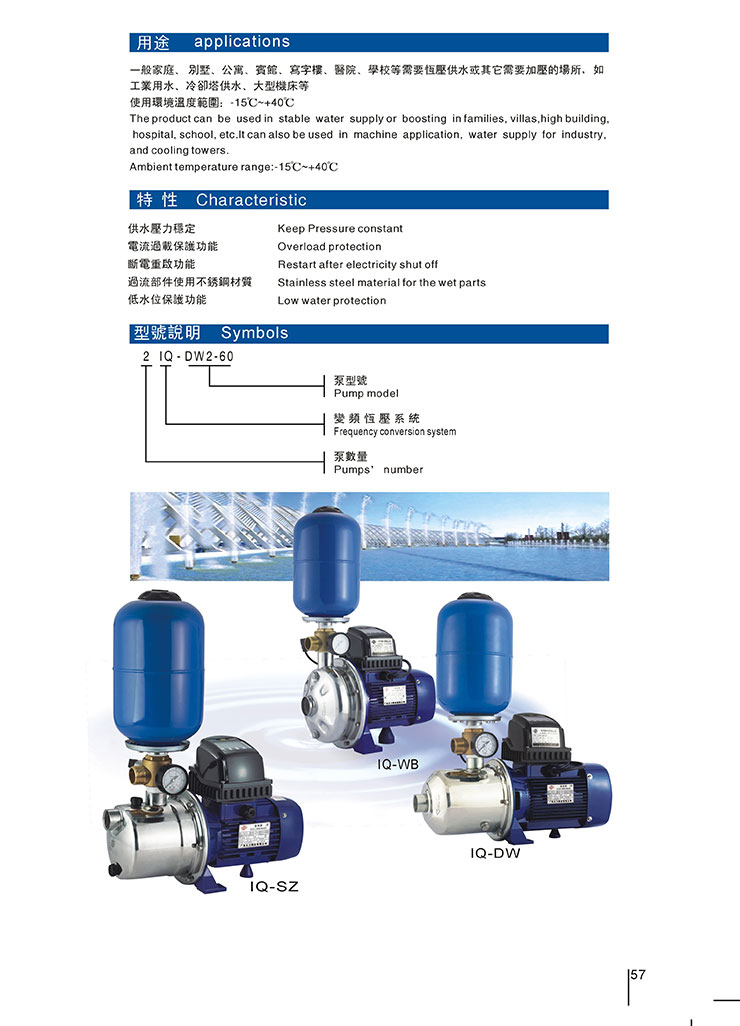 IQ系列智能变频泵1